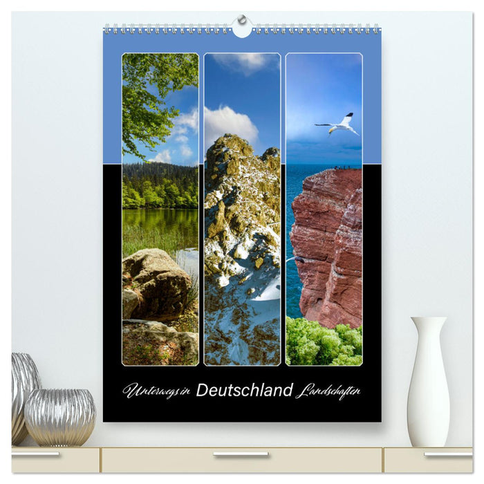 Unterwegs in Deutschland Landschaften (CALVENDO Premium Wandkalender 2024)