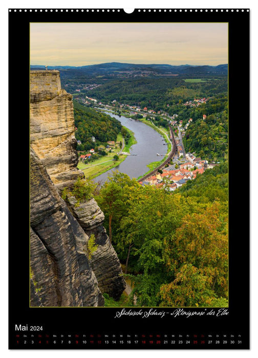 Unterwegs in Deutschland Landschaften (CALVENDO Premium Wandkalender 2024)