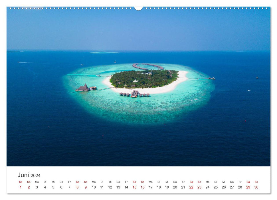 Fiji - The fascinating island state in the South Pacific. (CALVENDO Premium Wall Calendar 2024) 