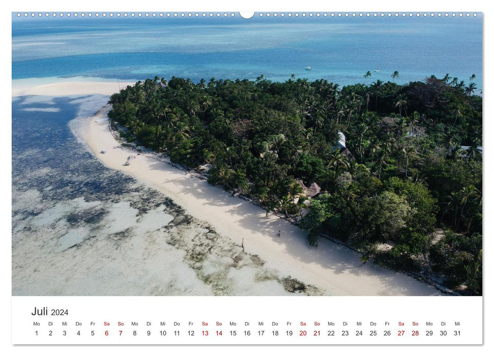 Fiji - The fascinating island state in the South Pacific. (CALVENDO Premium Wall Calendar 2024) 