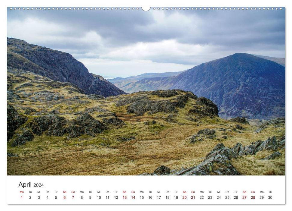 Wales - Eine spektakuläre Reise in ein bezauberndes Land. (CALVENDO Premium Wandkalender 2024)