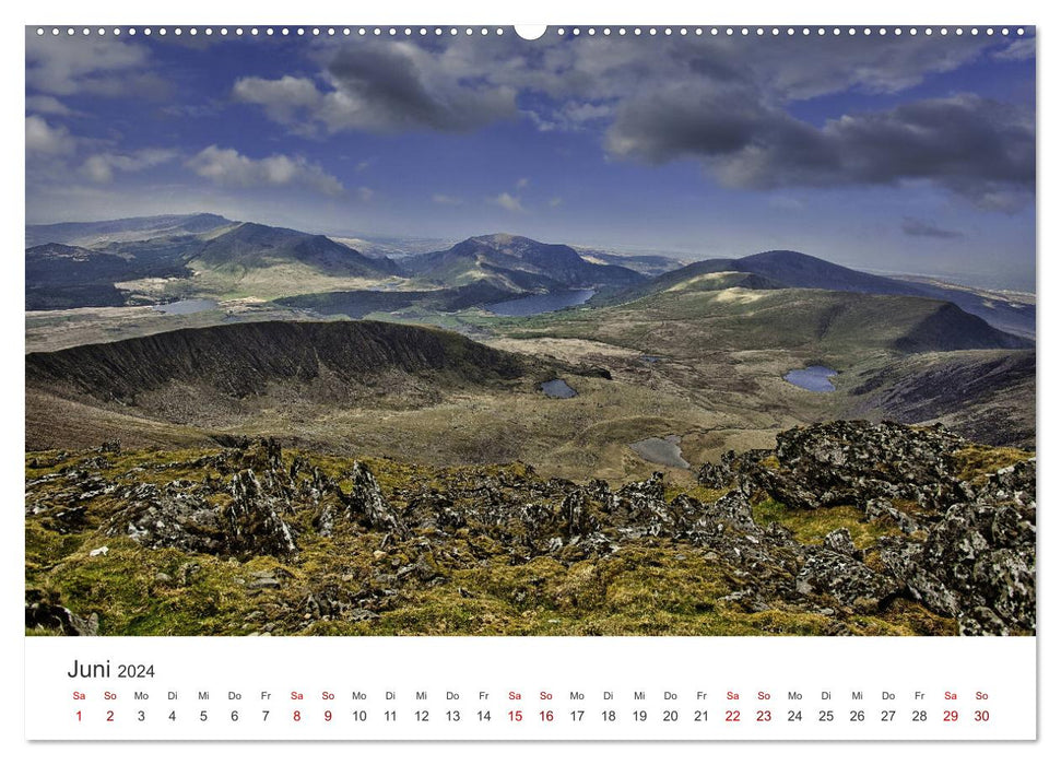 Wales - Eine spektakuläre Reise in ein bezauberndes Land. (CALVENDO Premium Wandkalender 2024)