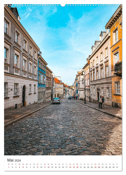 Warschau - Die wunderschöne Hauptstadt Polens. (CALVENDO Wandkalender 2024)