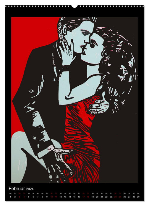 Tango - Momente einer Leidenschaft (CALVENDO Wandkalender 2024)