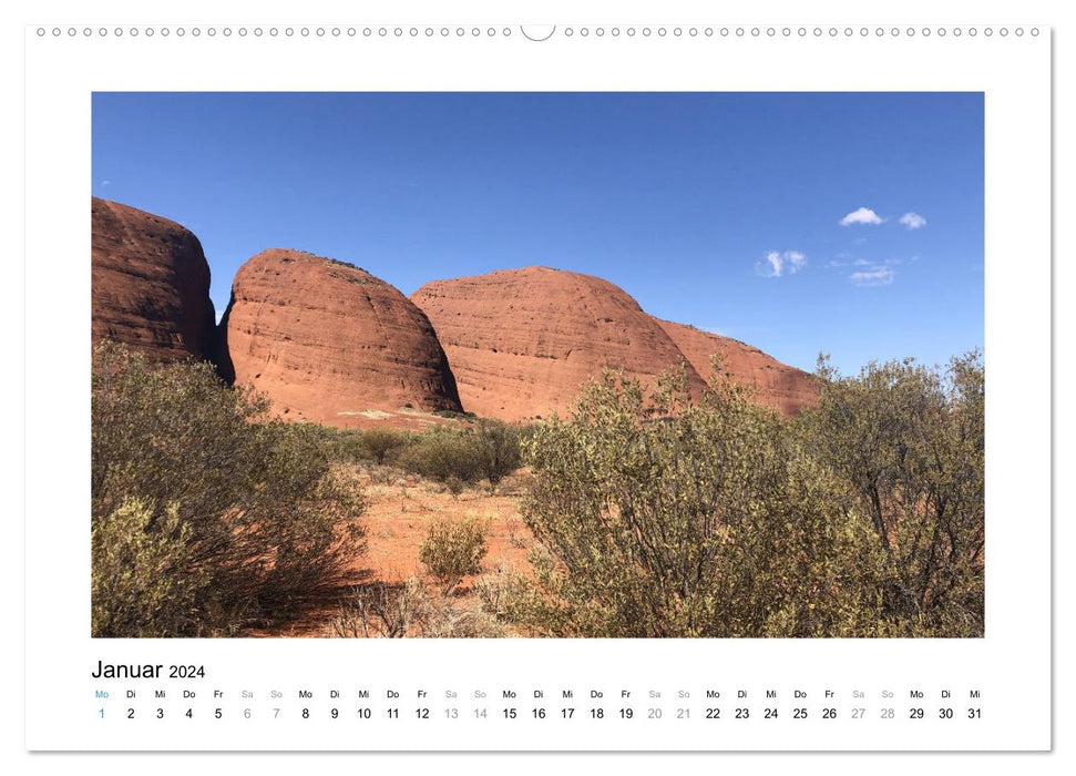 Dream destination Australia - In the Red Center 2024 (CALVENDO wall calendar 2024) 