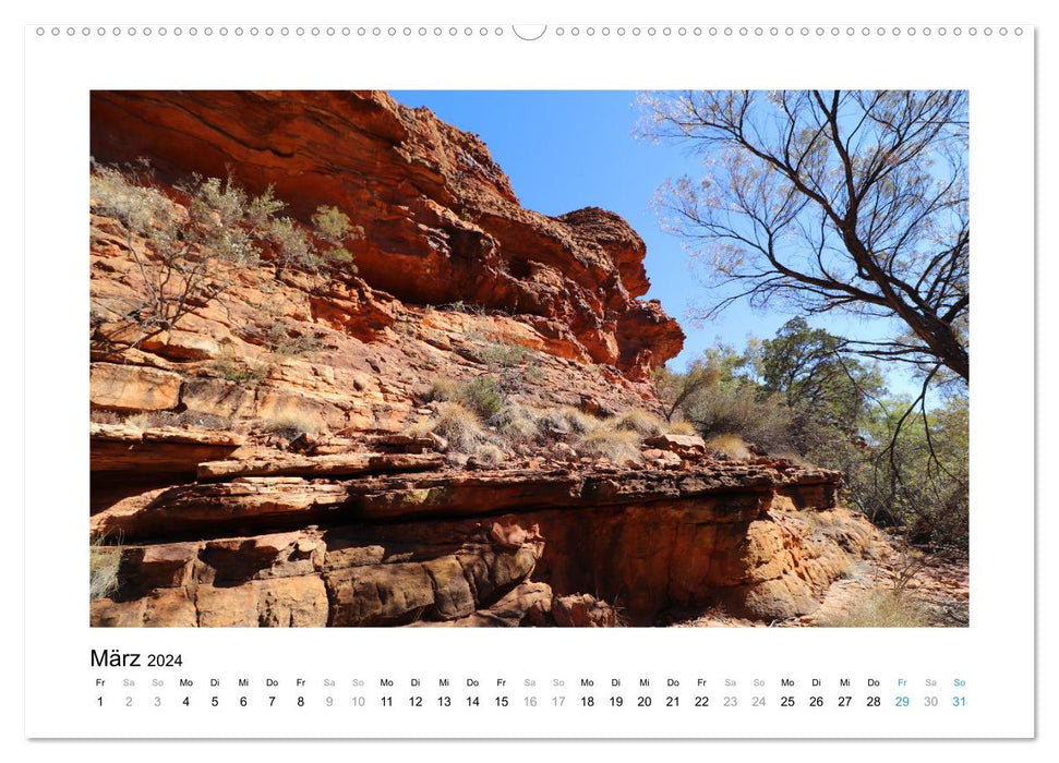 Dream destination Australia - In the Red Center 2024 (CALVENDO wall calendar 2024) 