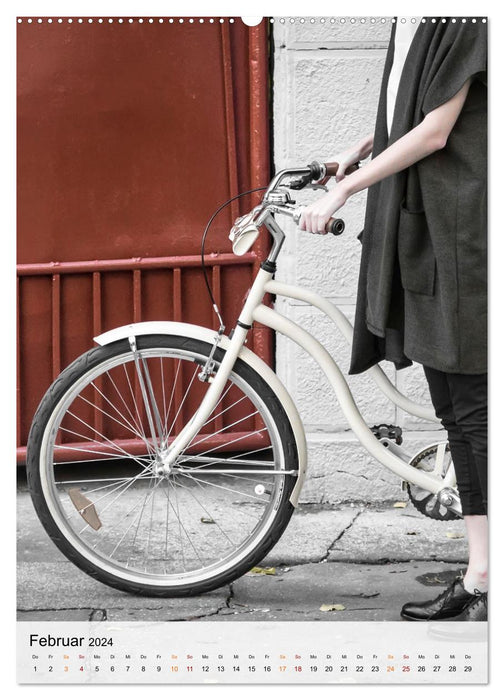 Vélo au quotidien (Calendrier mural CALVENDO 2024) 