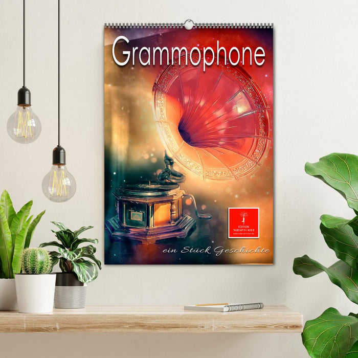 Gramophones - a piece of history (CALVENDO wall calendar 2024) 