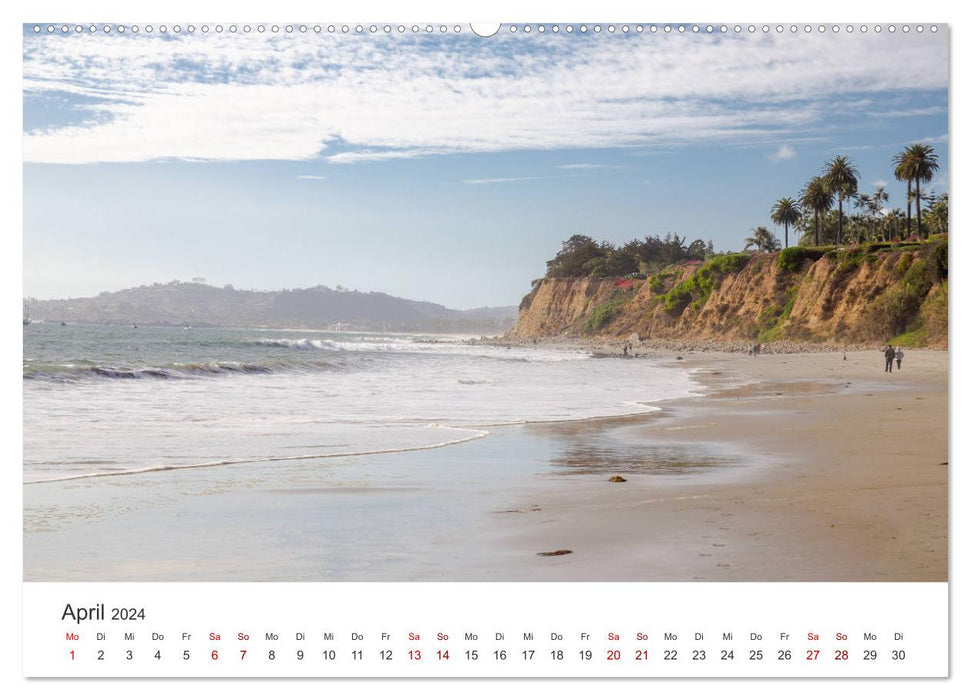 Santa Barbara - Die kalifornische Stadt am Pazifik. (CALVENDO Premium Wandkalender 2024)