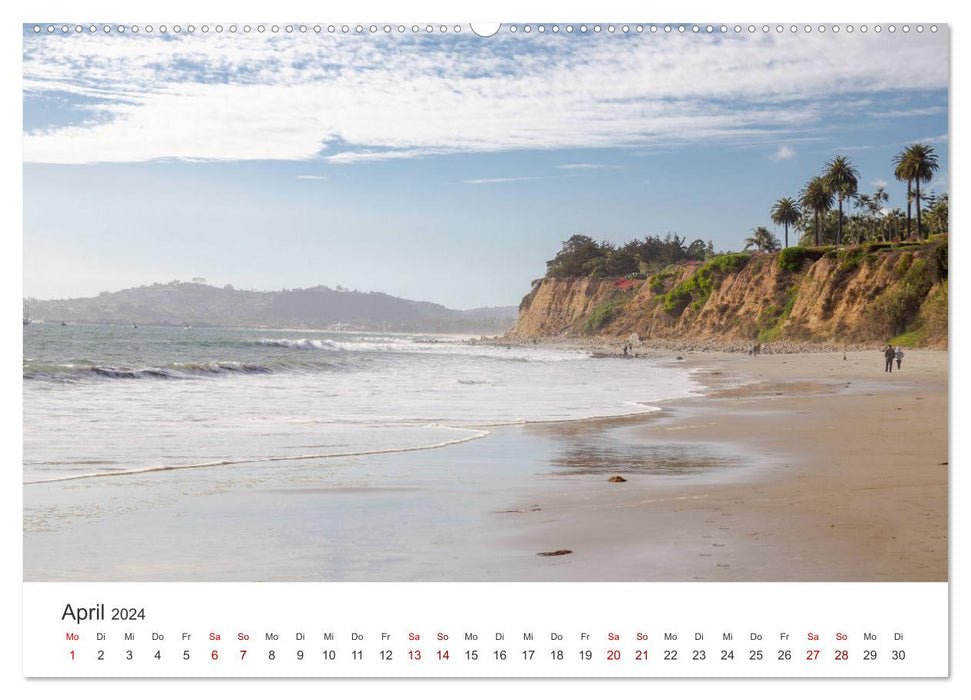 Santa Barbara - The Californian city on the Pacific. (CALVENDO Premium Wall Calendar 2024) 