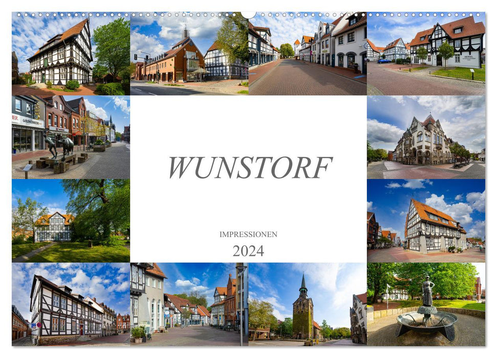 Wunstorf Impressionen (CALVENDO Wandkalender 2024)
