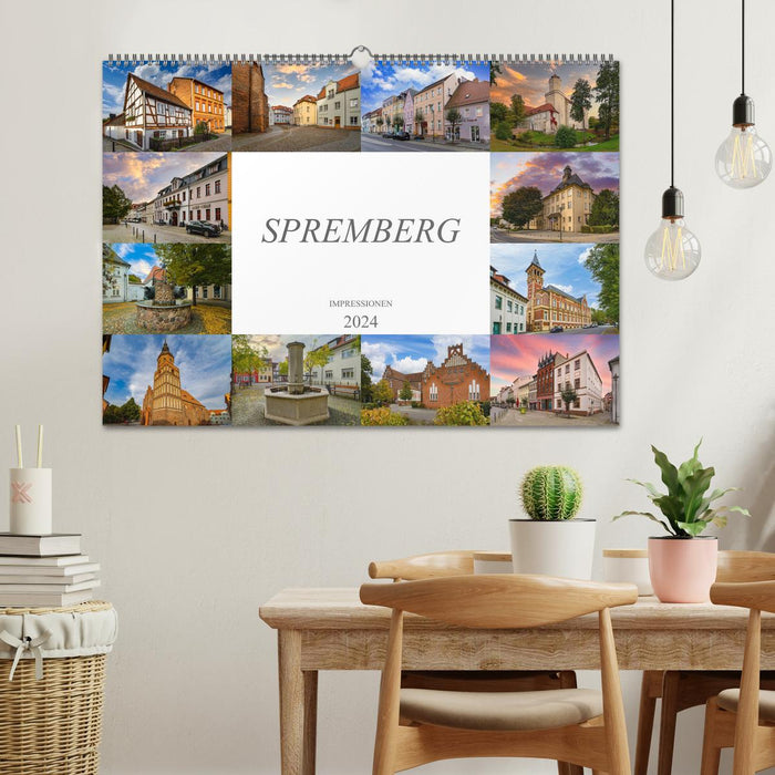 Impressions Spremberg (calendrier mural CALVENDO 2024) 