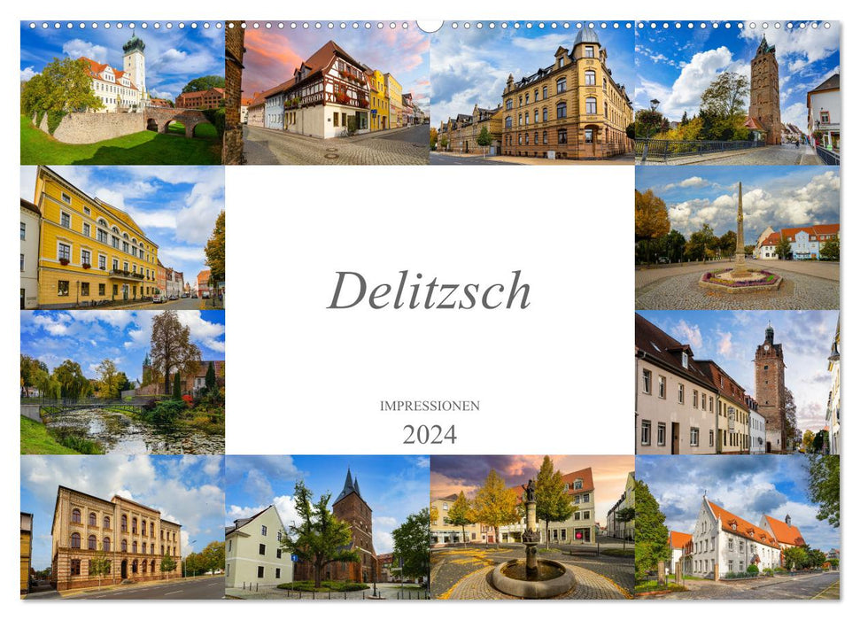Impressions Delitzsch (calendrier mural CALVENDO 2024) 