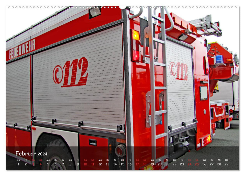 The rescue service (CALVENDO Premium wall calendar 2024) 