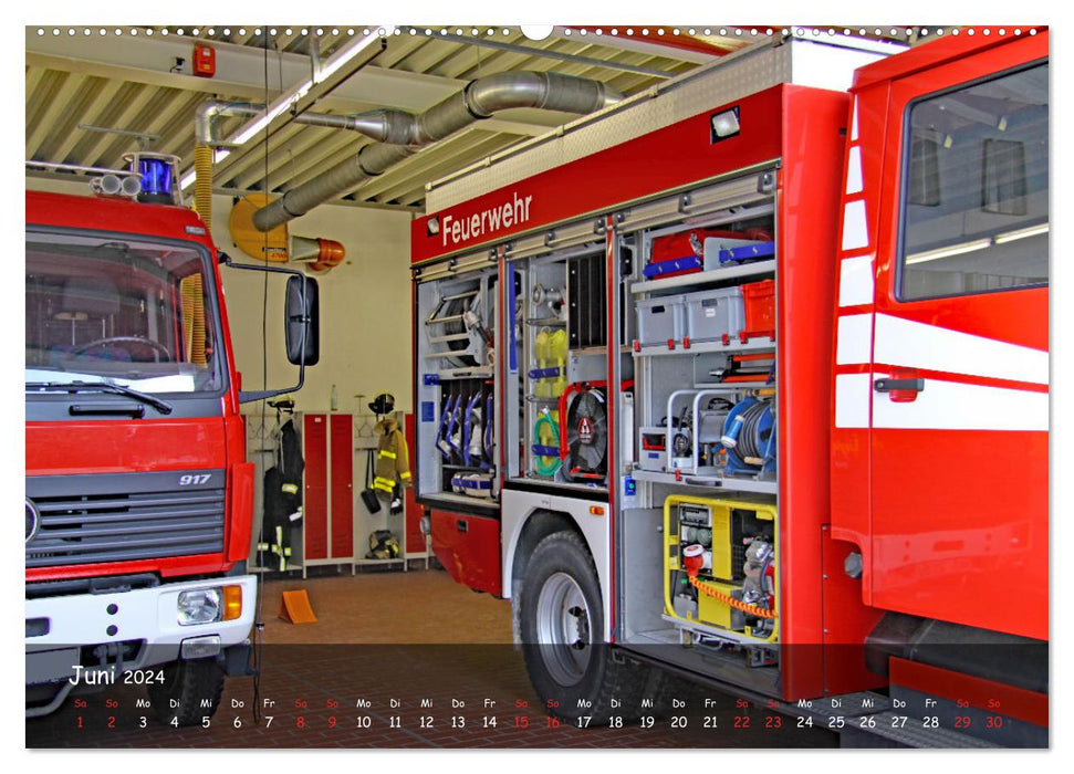 The rescue service (CALVENDO Premium wall calendar 2024) 