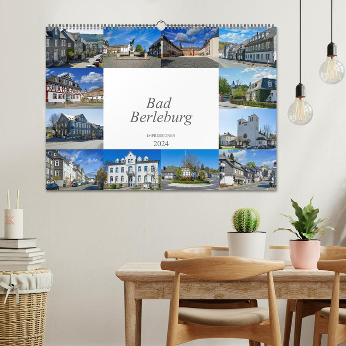 Impressions de Bad Berleburg (calendrier mural CALVENDO 2024) 