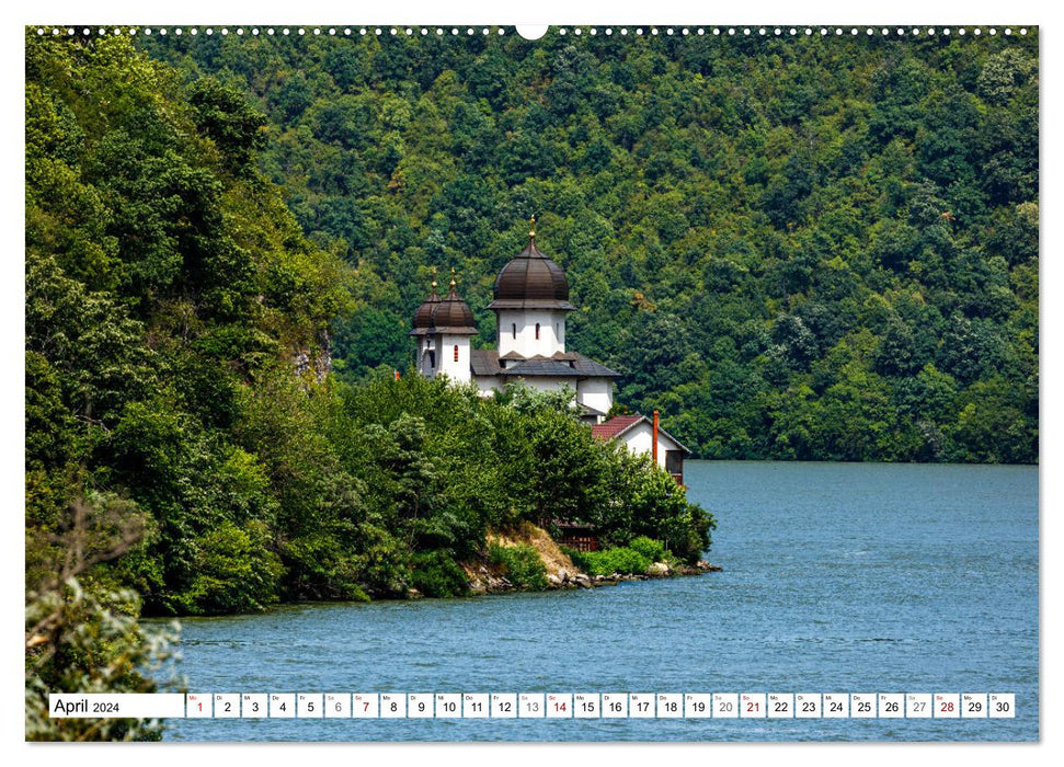 Kirchen und Klöster in Rumänien (CALVENDO Premium Wandkalender 2024)