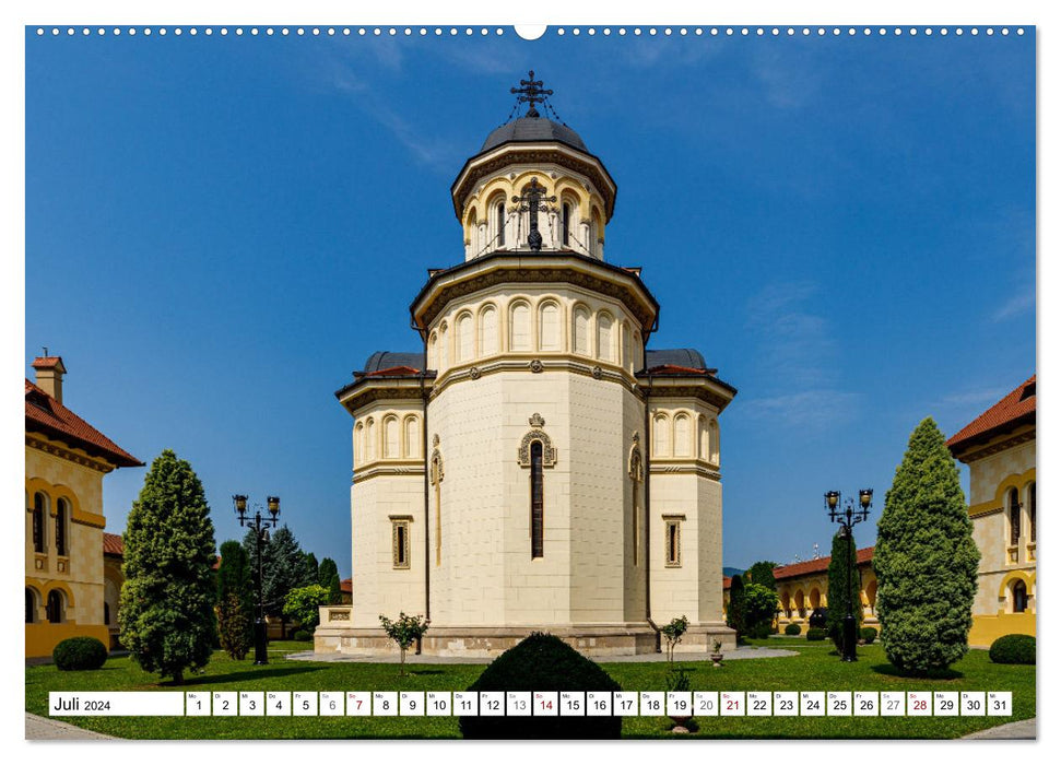 Churches and monasteries in Romania (CALVENDO Premium Wall Calendar 2024) 