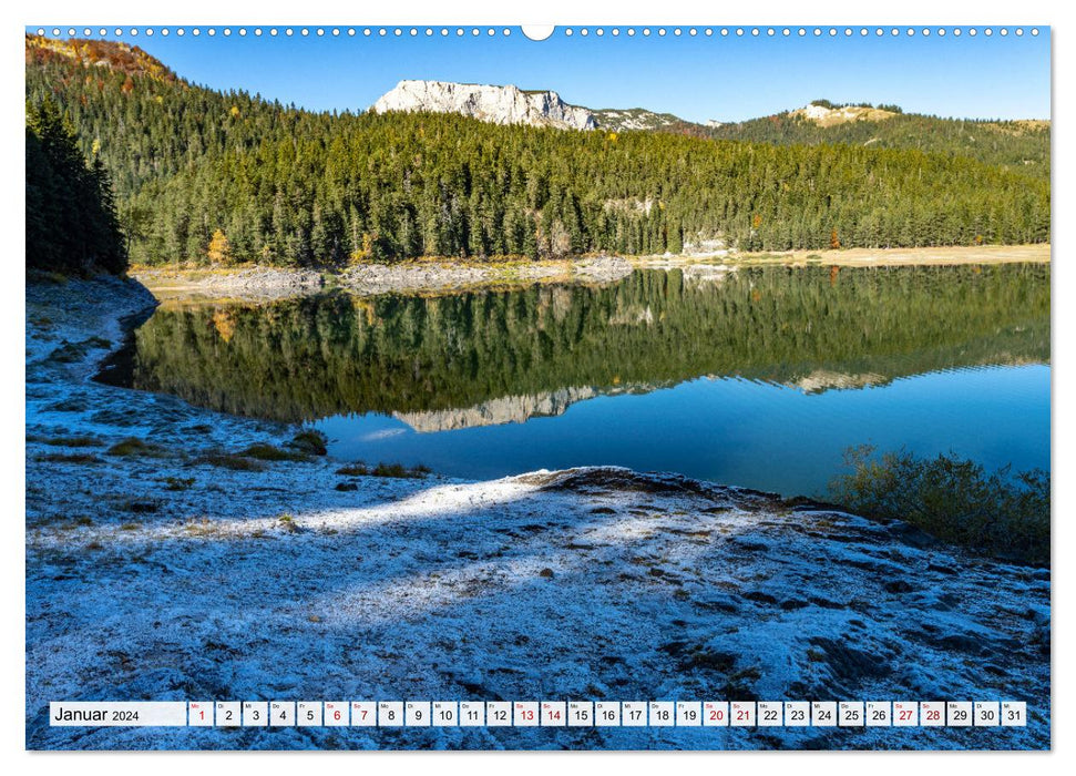 Monténégro - Durmitor, patrimoine mondial (Calvendo Premium Wall Calendar 2024) 