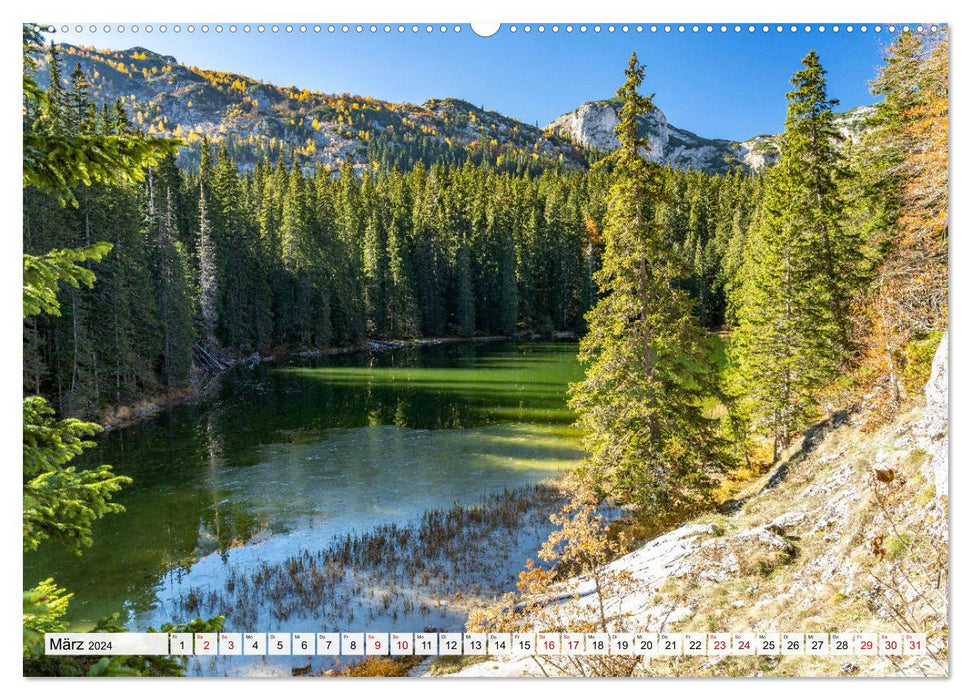 Monténégro - Durmitor, patrimoine mondial (Calvendo Premium Wall Calendar 2024) 