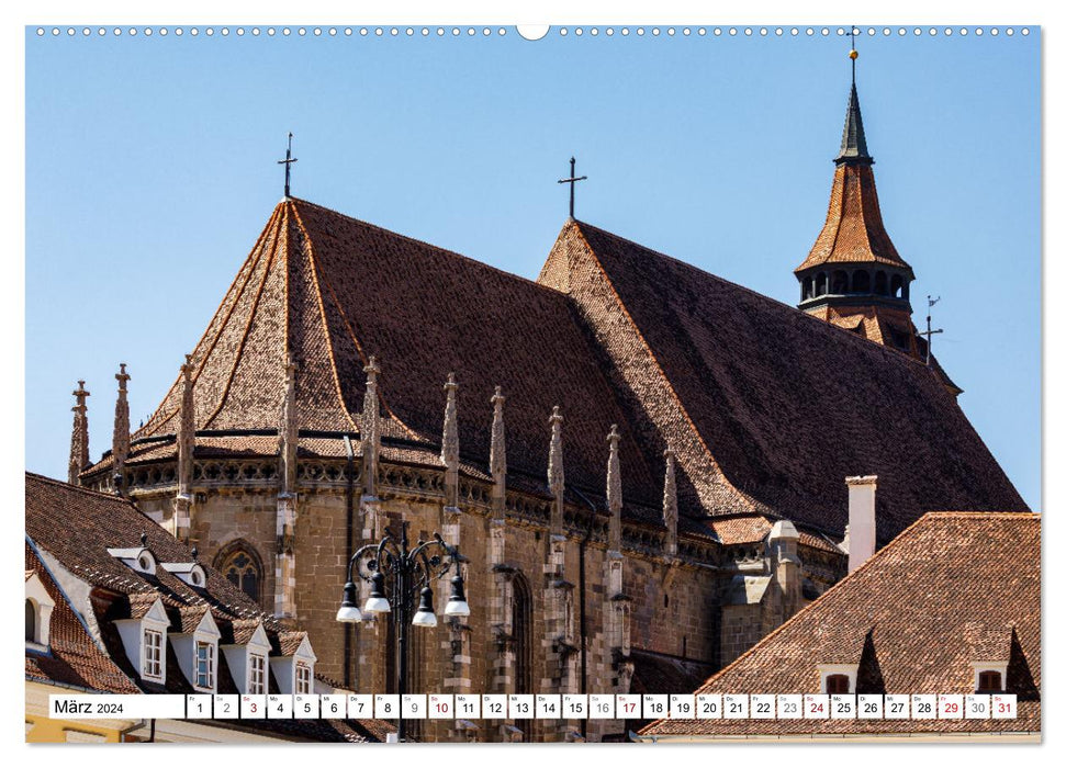 Medieval Cities of Romania (CALVENDO Premium Wall Calendar 2024) 