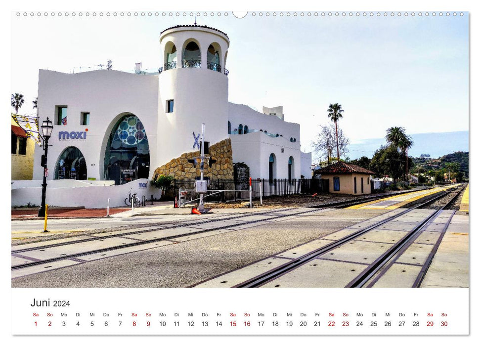 Santa Barbara – La ville californienne au bord du Pacifique. (Calendrier mural CALVENDO 2024) 