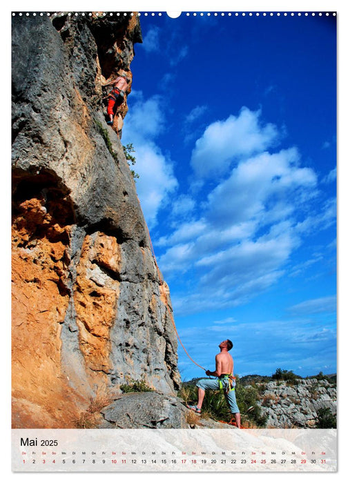 Klettern extrem auf Fels und Eis (CALVENDO Premium Wandkalender 2025)