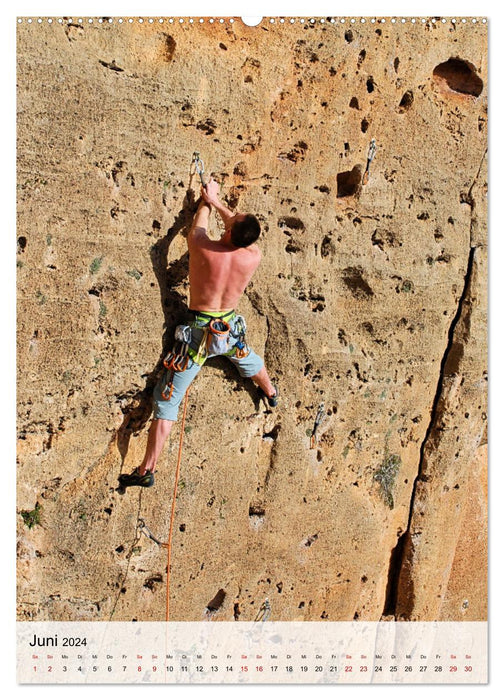 Klettern extrem auf Fels und Eis (CALVENDO Premium Wandkalender 2024)