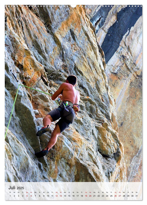 Klettern extrem auf Fels und Eis (CALVENDO Premium Wandkalender 2025)