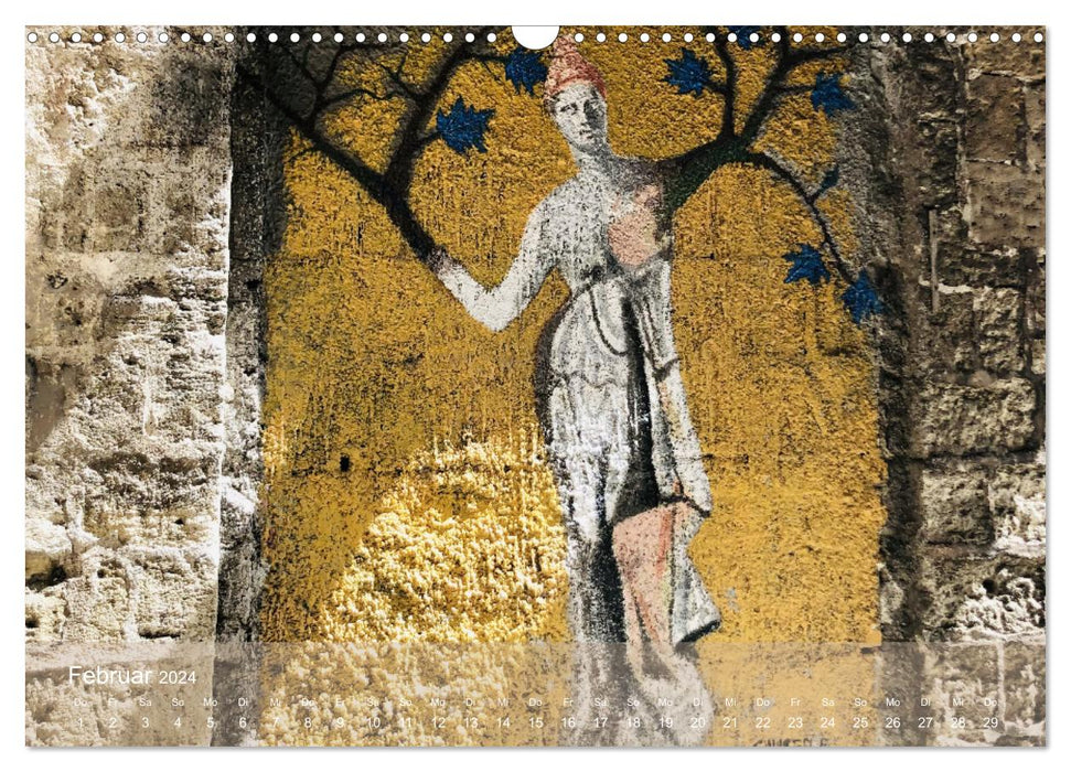 Apulia's Murales in Taranto (CALVENDO Wall Calendar 2024) 