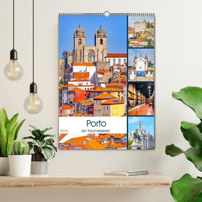 Porto - a dream travel destination (CALVENDO wall calendar 2024) 