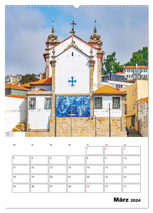 Porto - une destination de voyage de rêve (calendrier mural CALVENDO 2024) 