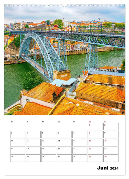 Porto - a dream travel destination (CALVENDO wall calendar 2024) 