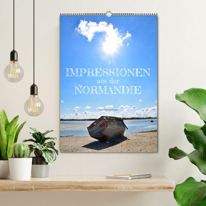 Impressions de Normandie (Calendrier mural CALVENDO 2024) 