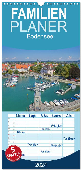 Lac de Constance - paysages de rêve au bord de l'eau (Agenda familial CALVENDO 2024) 