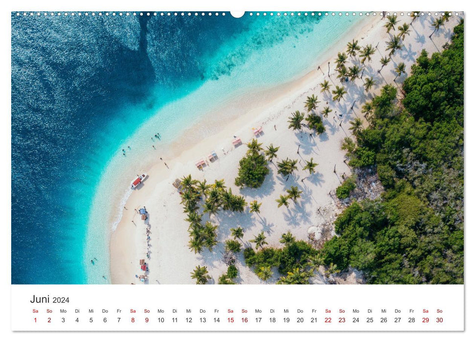 Venezuela - A journey along the Caribbean coast. (CALVENDO Premium Wall Calendar 2024) 