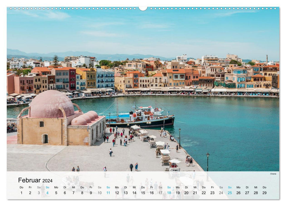 Crete - The highlights of the island (CALVENDO Premium Wall Calendar 2024) 