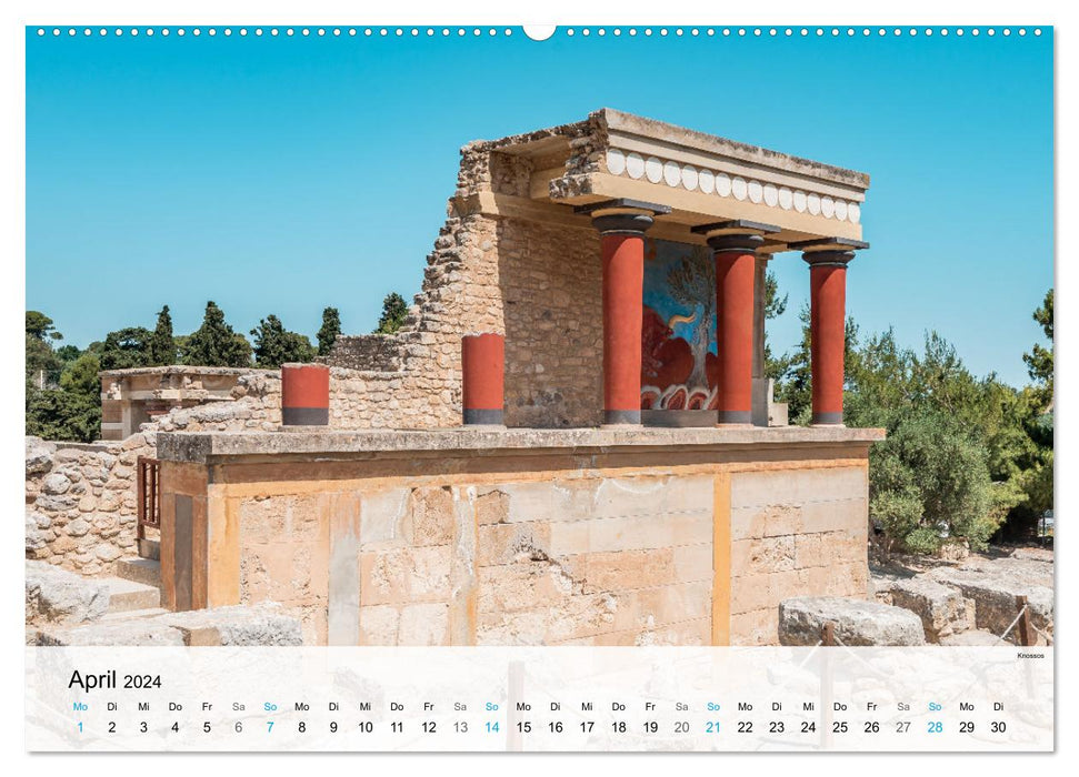 Crète - Les points forts de l'île (Calvendo Premium Wall Calendar 2024) 