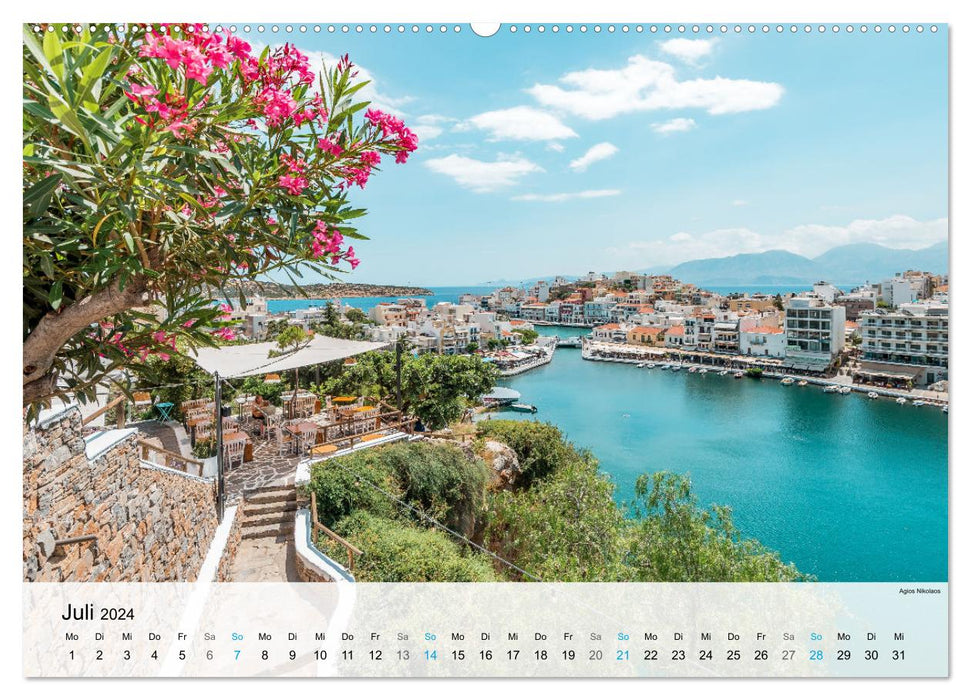 Crète - Les points forts de l'île (Calvendo Premium Wall Calendar 2024) 
