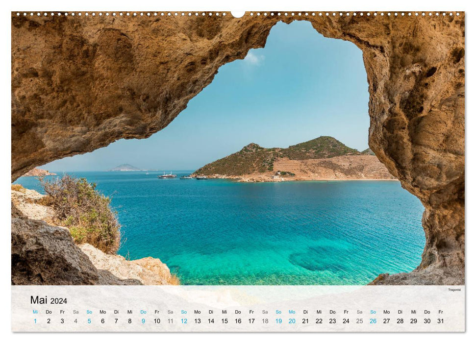 Patmos - Die heilige Insel (CALVENDO Premium Wandkalender 2024)