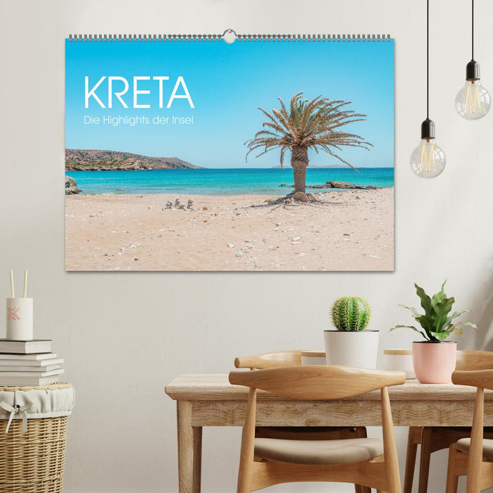 Kreta - Die Highlights der Insel (CALVENDO Wandkalender 2024)