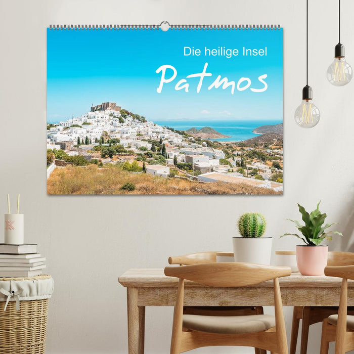Patmos - L'Île Sainte (Calendrier mural CALVENDO 2024) 
