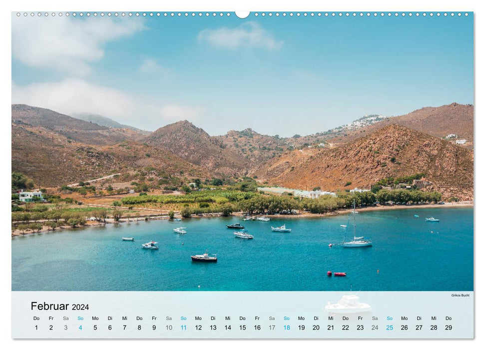 Patmos - Die heilige Insel (CALVENDO Wandkalender 2024)