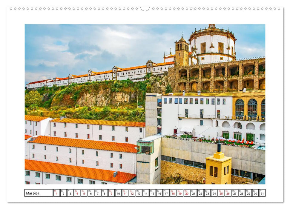 Porto - city on the Rio Douro (CALVENDO wall calendar 2024) 