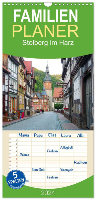 Stolberg dans le Harz - le plus beau village d'Allemagne (Planificateur familial CALVENDO 2024) 