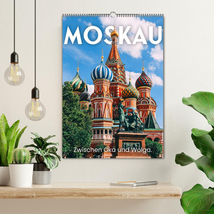 Moscou - Entre Oka et Volga. (Calendrier mural CALVENDO 2024) 