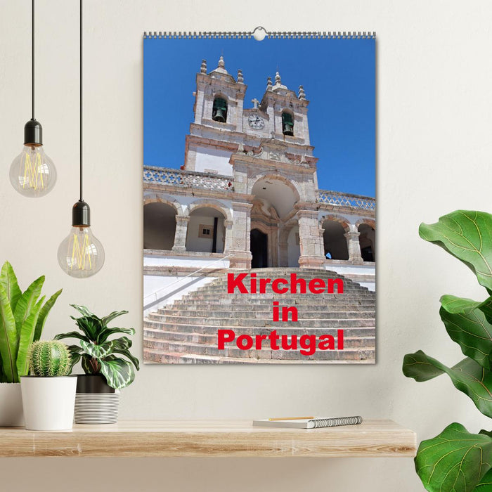 Churches in Portugal (CALVENDO wall calendar 2024) 