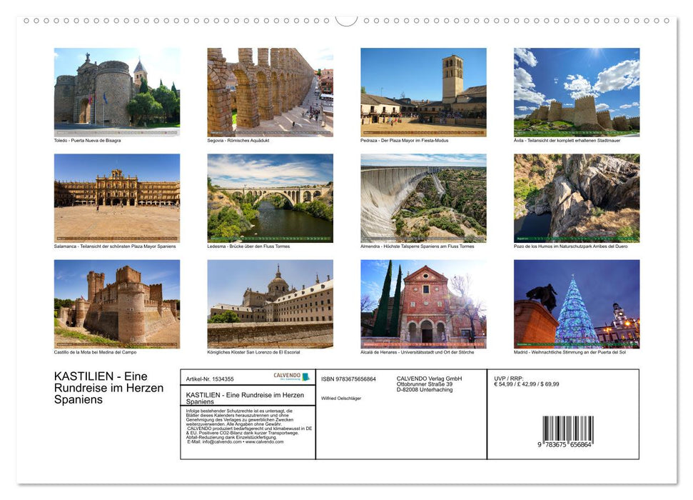 CASTIL - A tour in the heart of Spain (CALVENDO wall calendar 2024) 