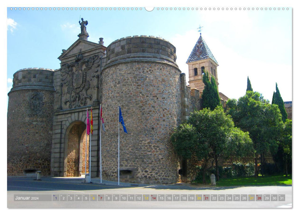 CASTIL - Un tour au coeur de l'Espagne (Calendrier mural CALVENDO 2024) 