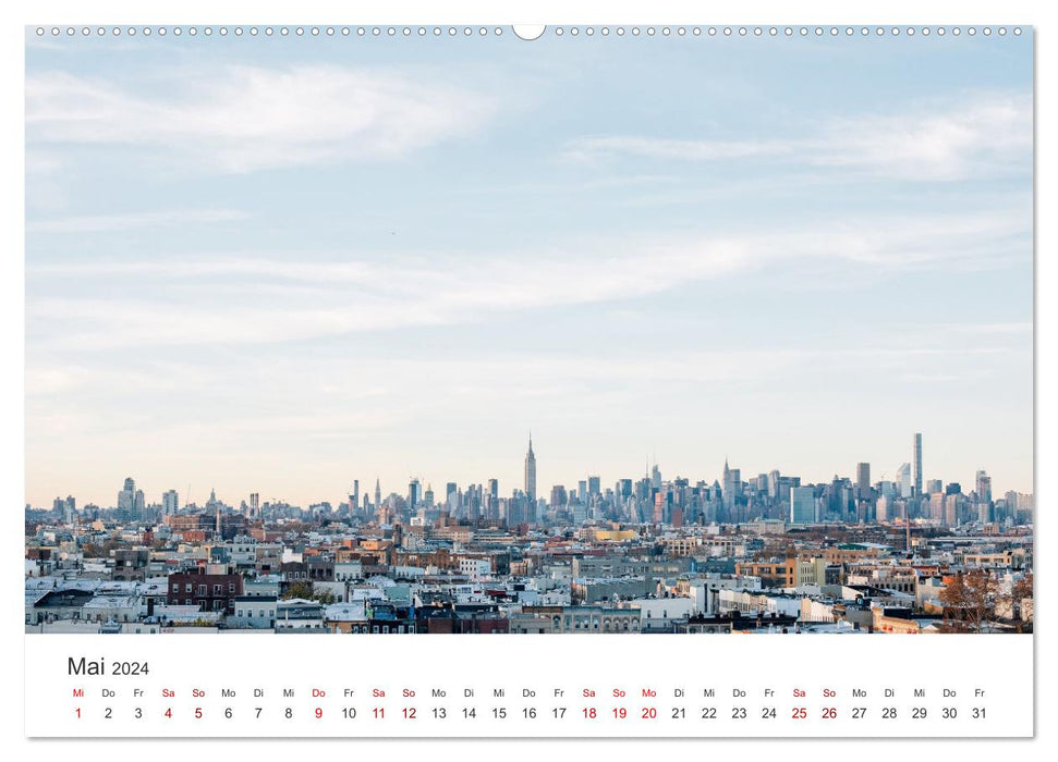 Brooklyn - A unique borough in New York. (CALVENDO Premium Wall Calendar 2024) 
